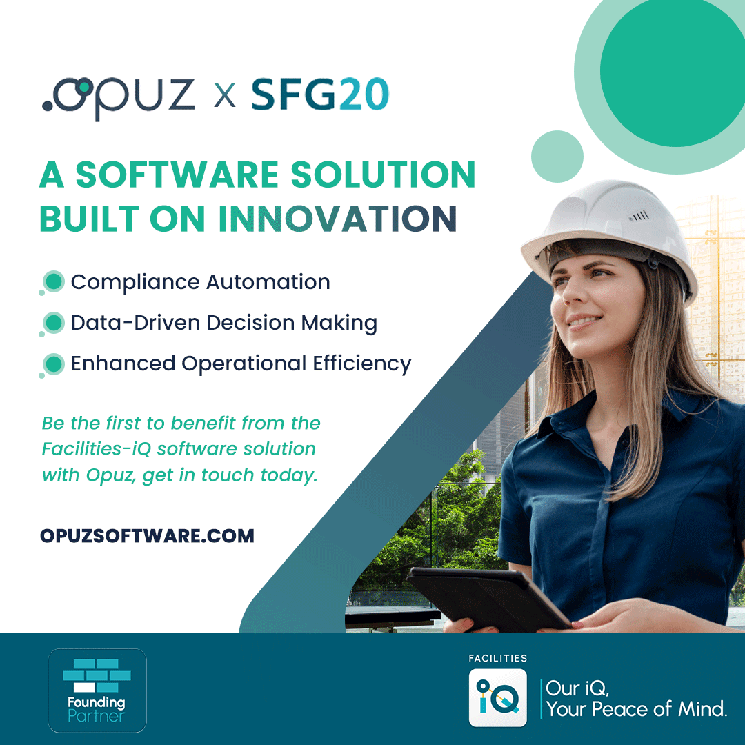 Opuz establishes itself as a Founding Partner of SFG20 through a seamless integration with Facilities-iQ